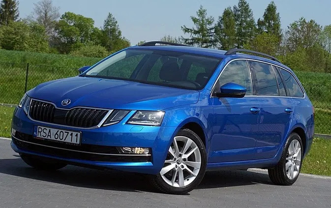 skoda octavia Skoda Octavia cena 71900 przebieg: 158000, rok produkcji 2019 z Sanok